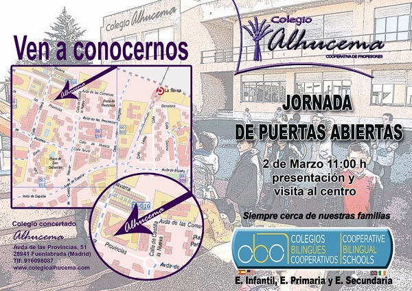 Cartel puertas abiertas